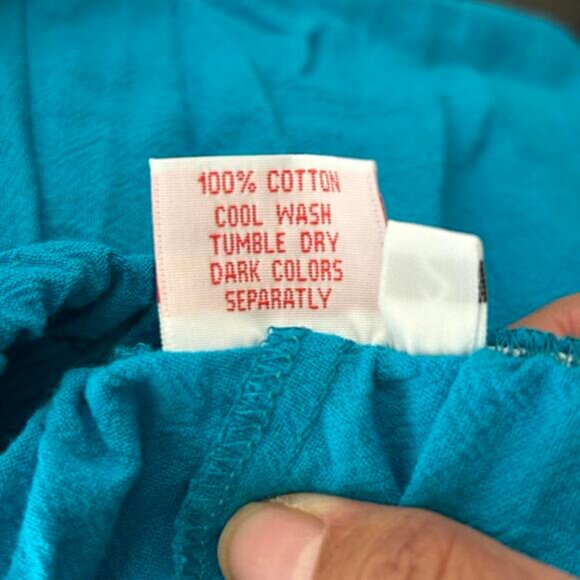 NWT B'Gauze Women's Blue Straight Leg Casual Pants Size L/XL Summer - Picture 3 of 4